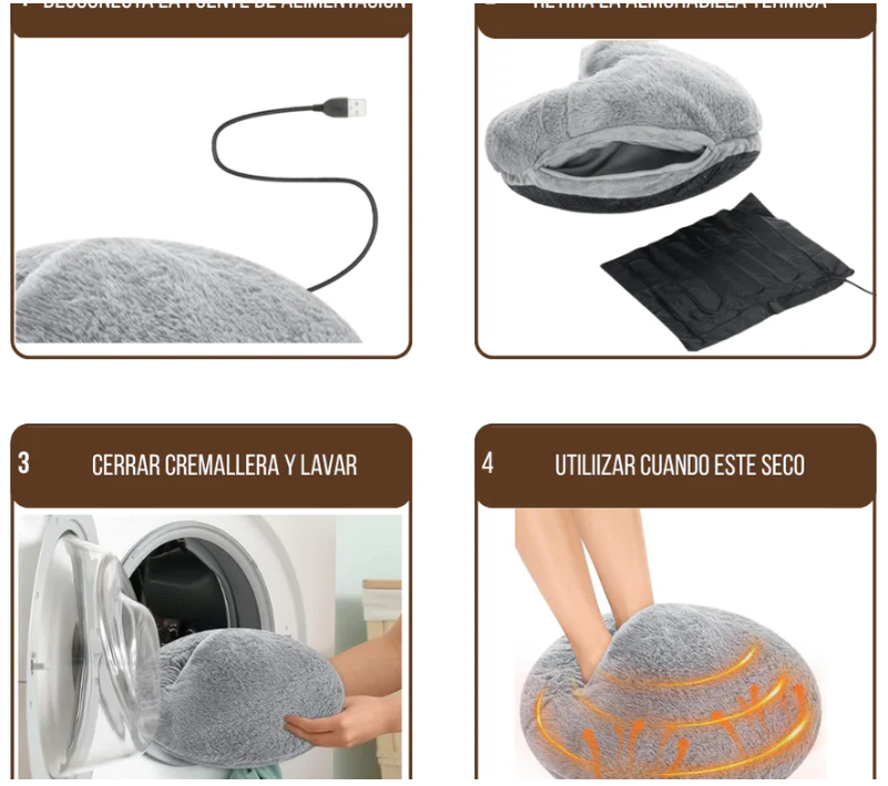 Caletador de pies electrico WarmVolt™